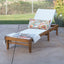 Summerland Chaise Lounge - White Mesh