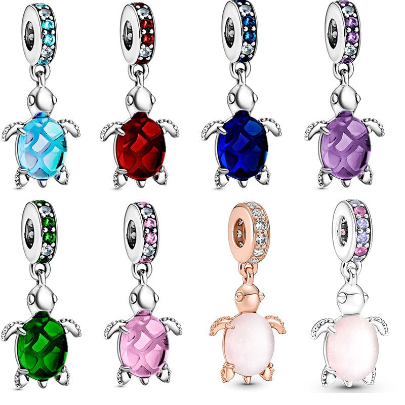 Summer series turtle bead loose bead pendant DIY bracelet accessories - Korvel