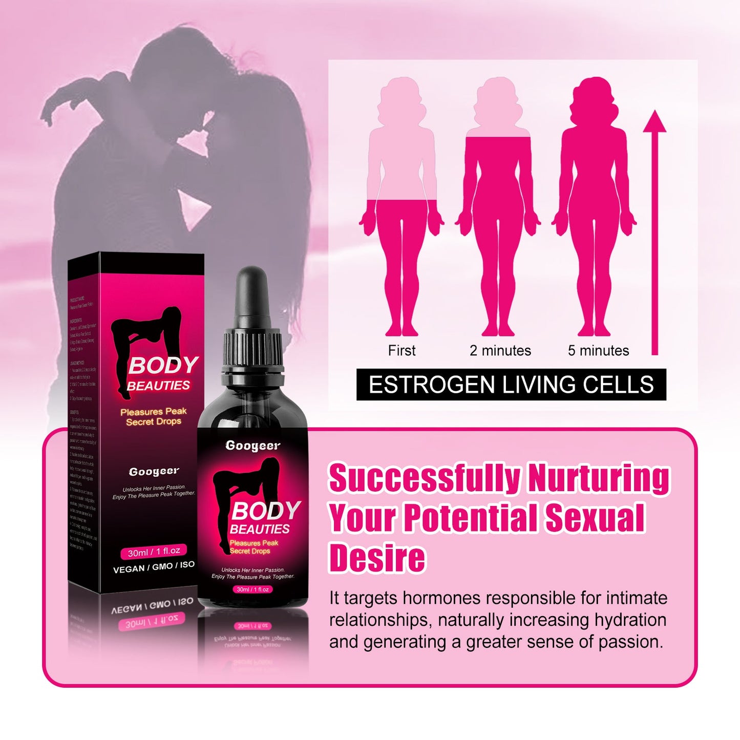 Moisturizing Feminine Care Drops for Body Skin