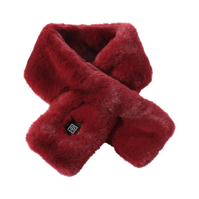 USB Electric Heated Neck Wrap Scarf with Adjustable Temperature