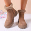 Premium Insulated Cotton-Padded Martin Boots for Women