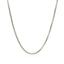 14k White Gold Round Box Chain - 1.7mm