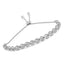 Pulsera Bolo de Diamante Cortado Redondo de Plata Esterlina .925