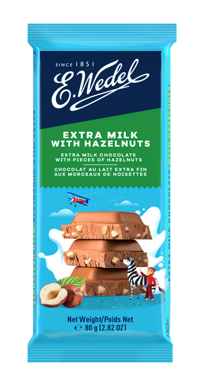 Wedel Extra Milk Chocolate with Hazelnut 80g