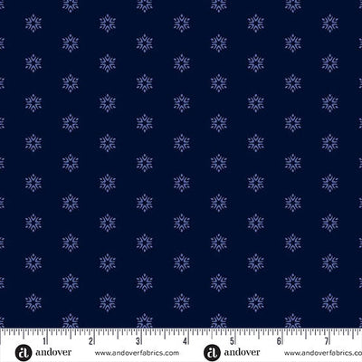 Tela de algodón de fondo ancho Sparkle Midnight Moody Hues de 108"