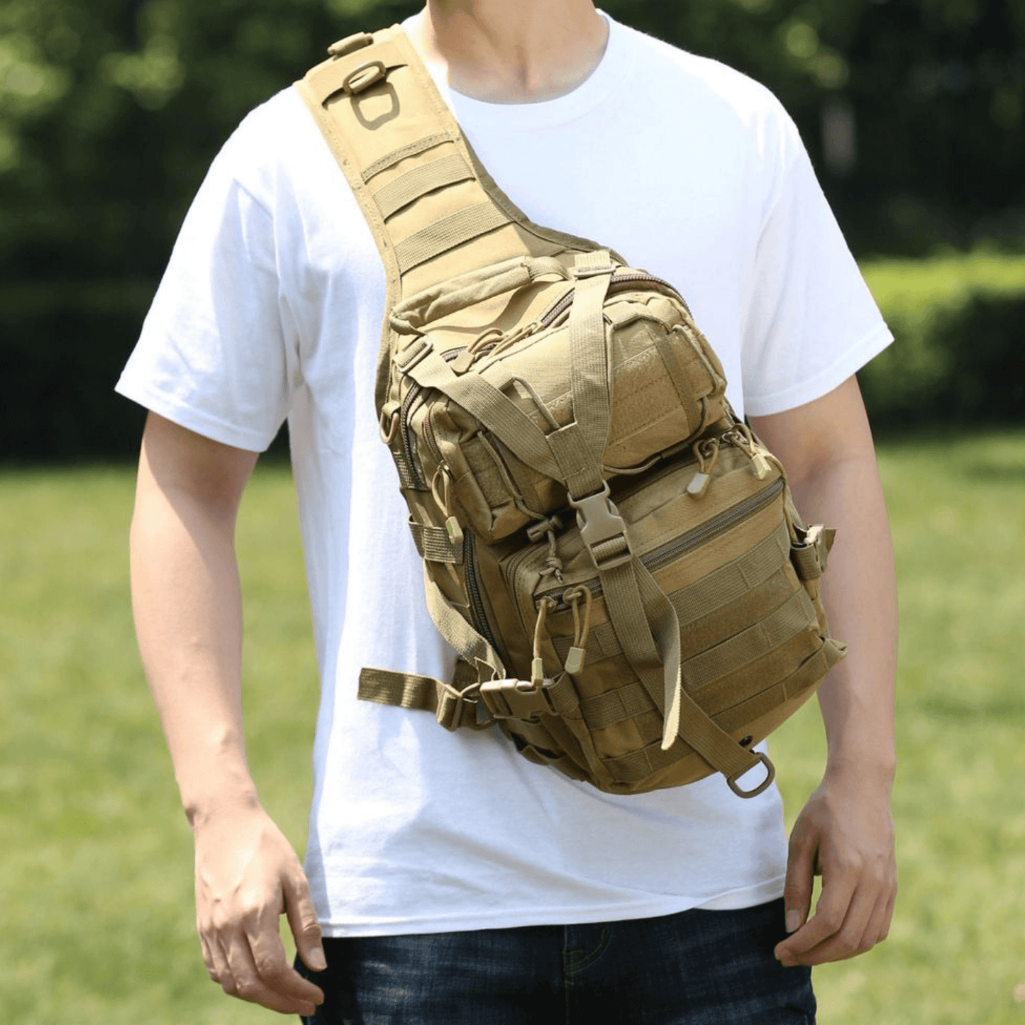 Tactical Medium Sling Range Bag - Korvel