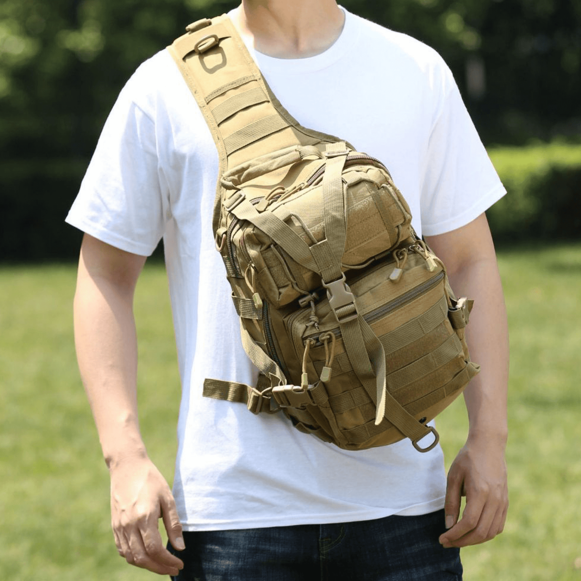 Tactical Medium Sling Range Bag - Korvel