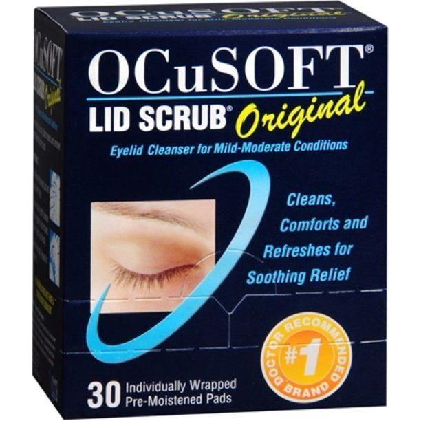 OCuSOFT Lid Scrub Original - 30 Tampons pour le confort des yeux