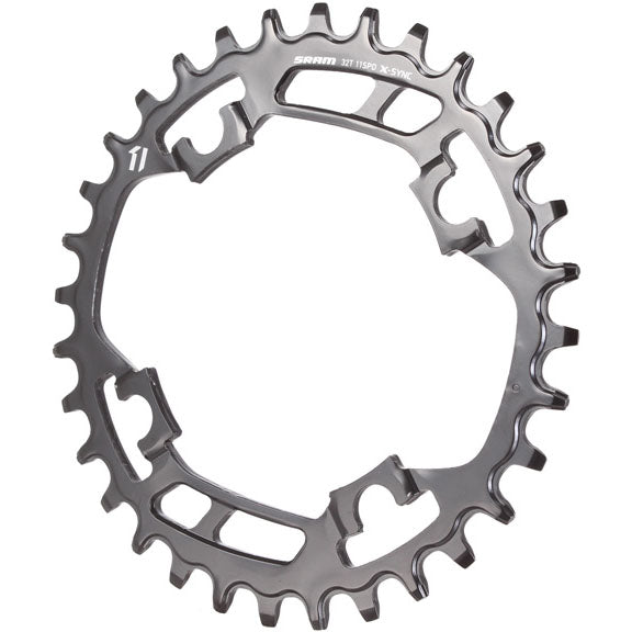 SRAM X-Sync 1x9-11sp 94BCD Steel Chainring - 32t Black