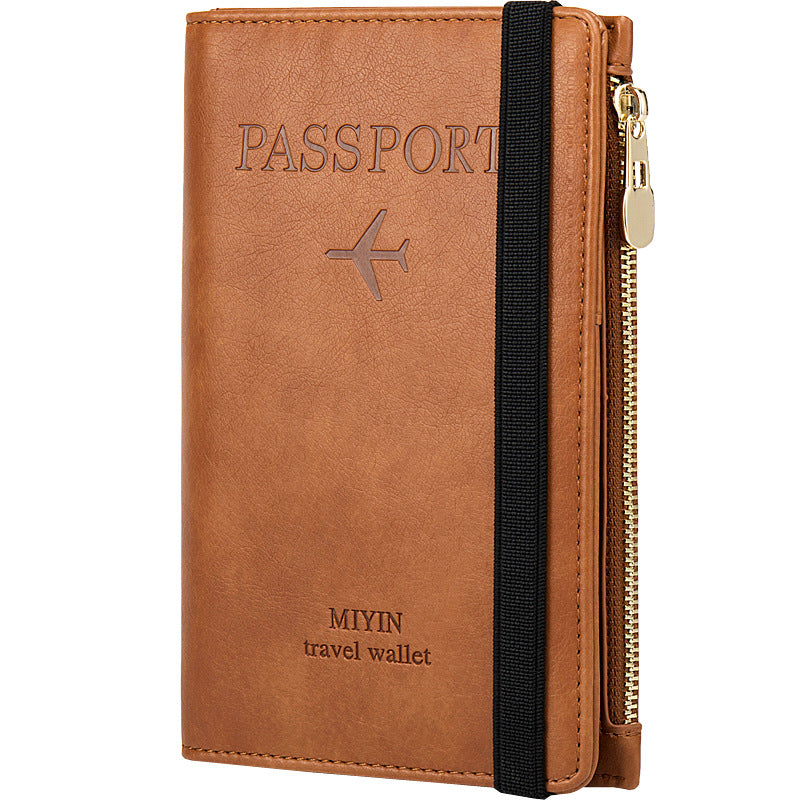 Sac à documents de passeport RFID multifonctionnel