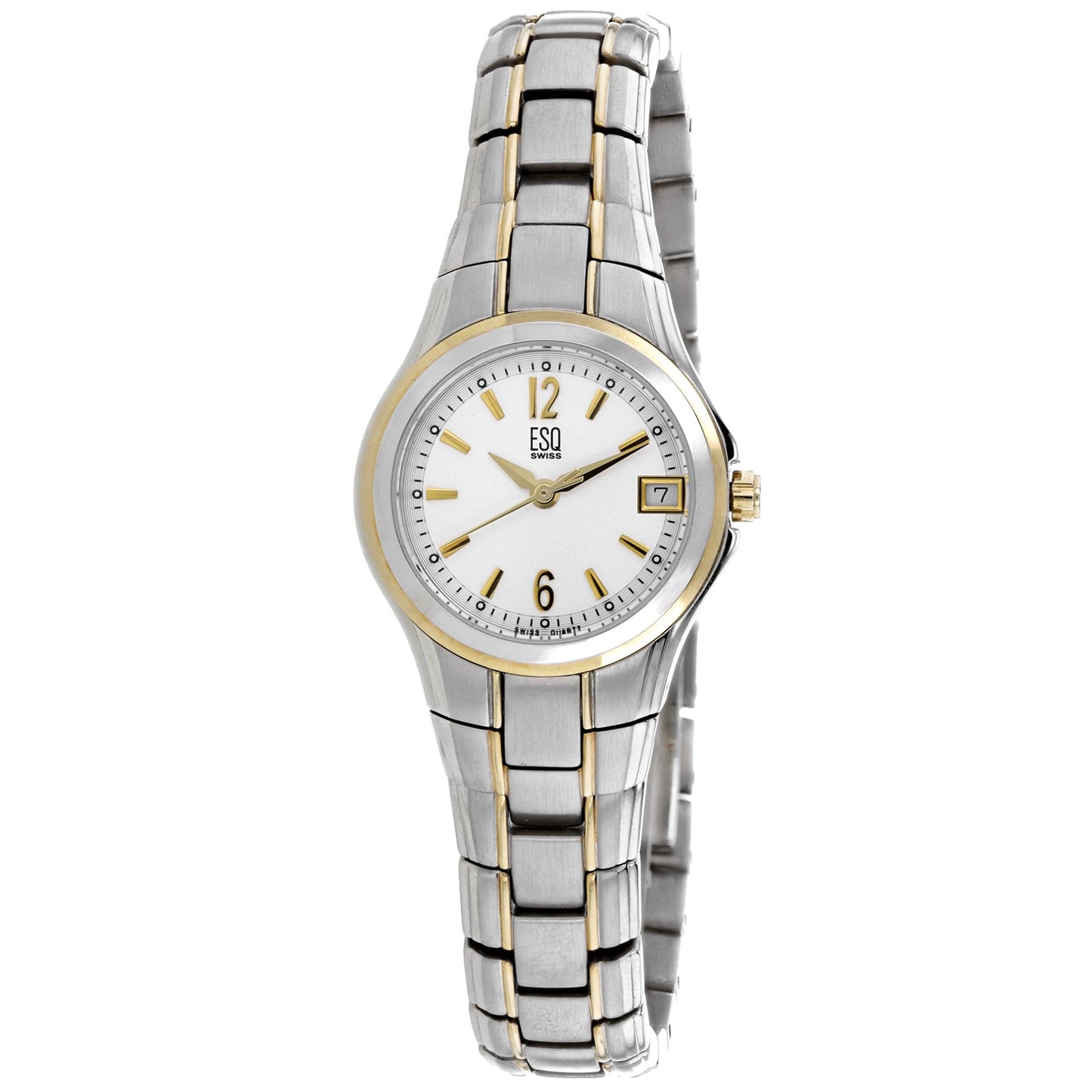 ESQ Men's Silver Dial Two Tone Stainless Steel Watch