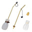 10PCS Blue White Powder Sprayer with Long Tube for Garden Use