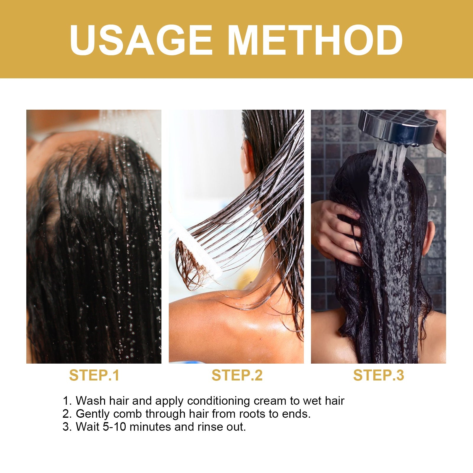 Hair Cream, Moist Soft Repair With Prevent Hair Flexible Hair Thick Hair Hair Care Cream - Korvel