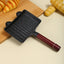 Aluminum Sanming Pan Round Double-sided Pattern Waffle Mold Home Breakfast Pancake Tool - Korvel