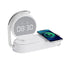 Multi functional clock, wireless charging, clock alarm, mobile phone, wireless charging, small night light, three in one - Korvel