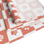 Charming Red & White Paws Table Runner - Cotton & Polyester Options - Korvel