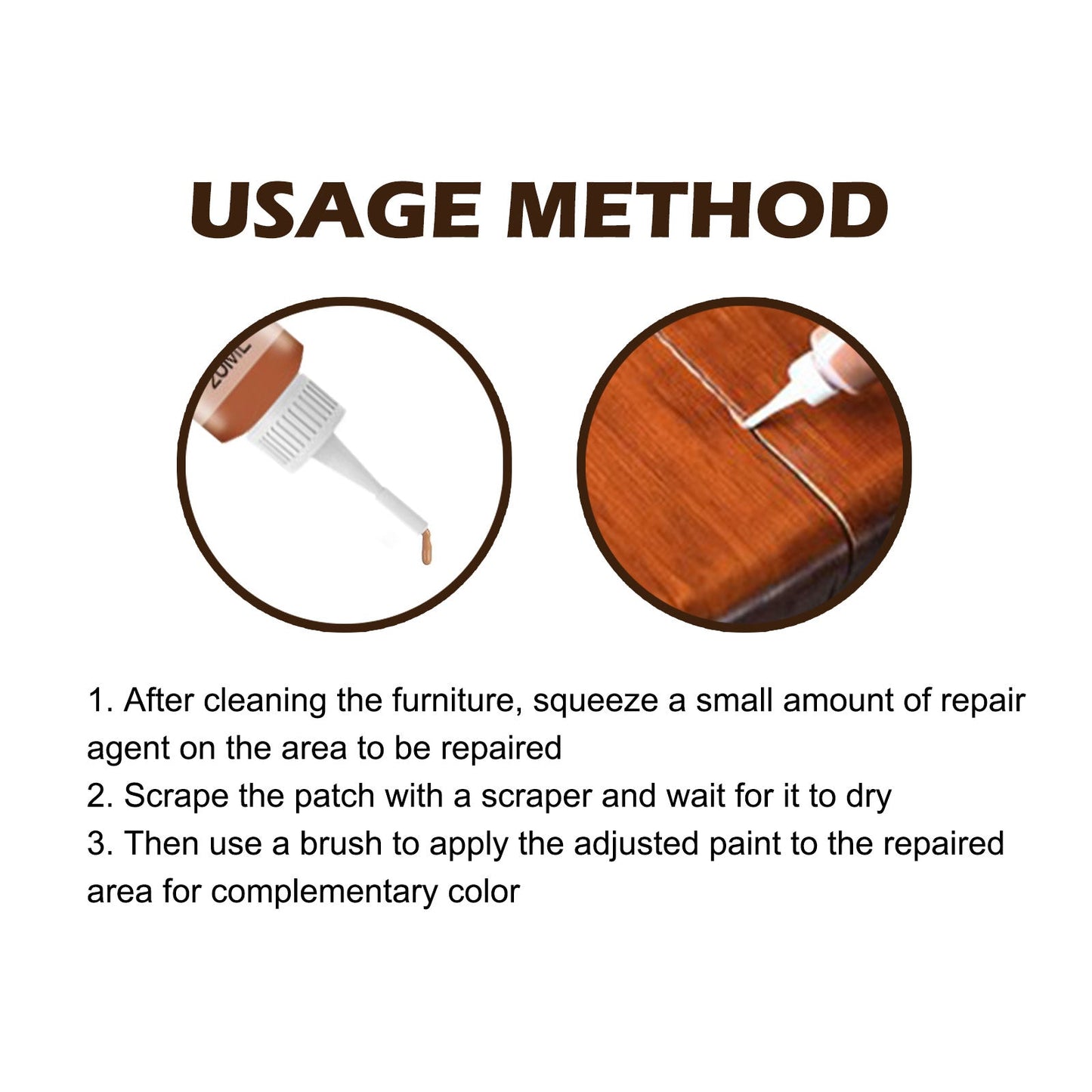 Wood Furniture Repair Kit Furniture Beauty Repair Material Repair Faded Touch Up Kit - Korvel