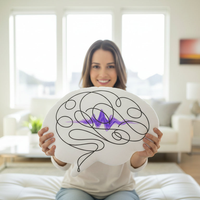 Brain Line Pillow — Thoughtful Design for Meaningful Spaces