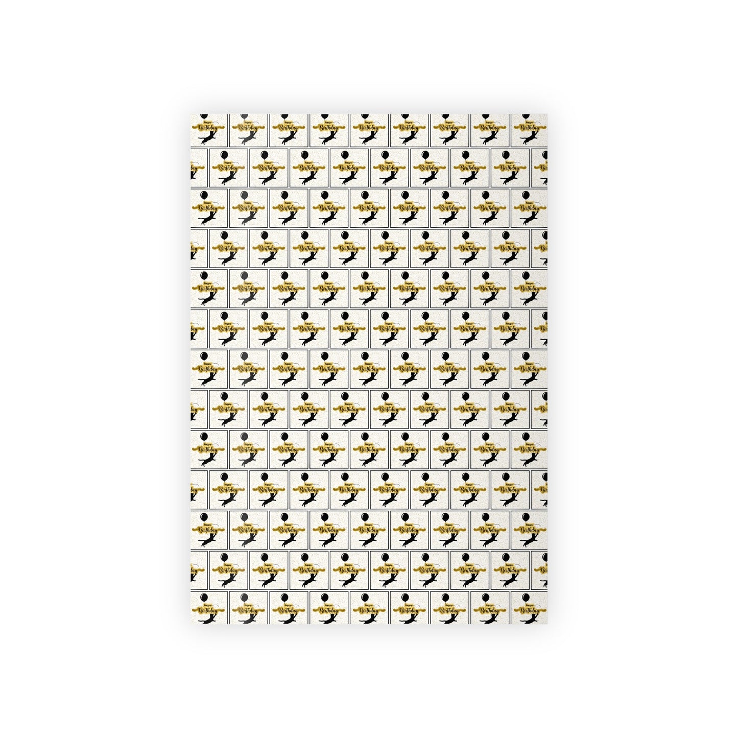 Happy Birthday Kitty Gift Wrapping Paper Roll