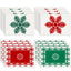 Christmas snowflake print placemat Christmas party decoration table mat living room dining table insulation mat - Korvel