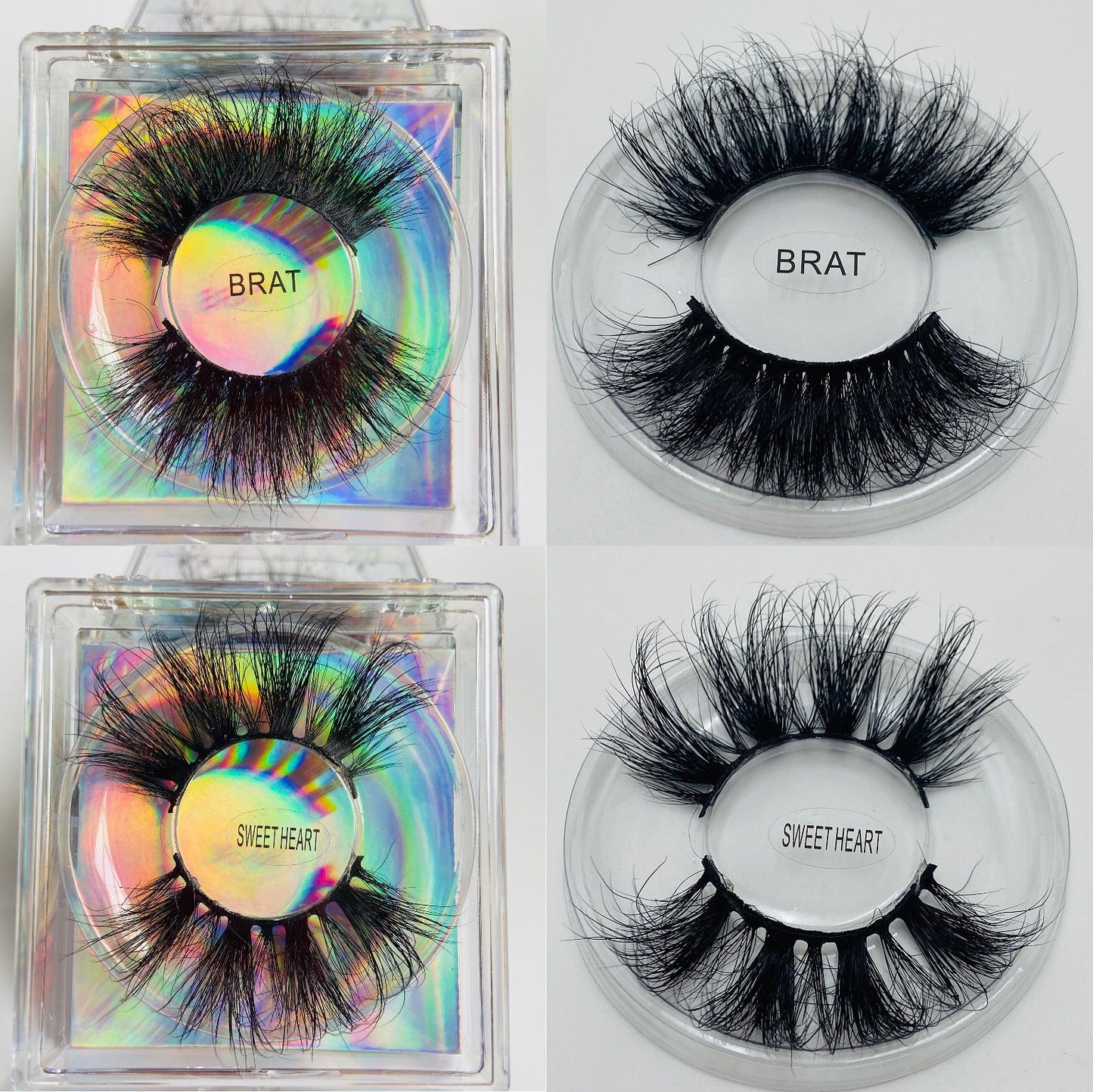 Fluffy 8D Mink Eyelashes - 25mm Long & Thick