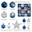 Christmas decoration 6cm electroplated ball plastic ball special-shaped painted Christmas ball gift Christmas tree pendant - Korvel