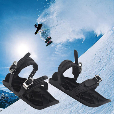 Mini Portable Outdoor Ski Boots with Adjustable Straps