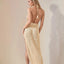 Hollow Out Halter Neck Cover-Up Dress - Korvel