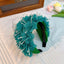 Elegant Wide Edge Fabric Crystal Headband