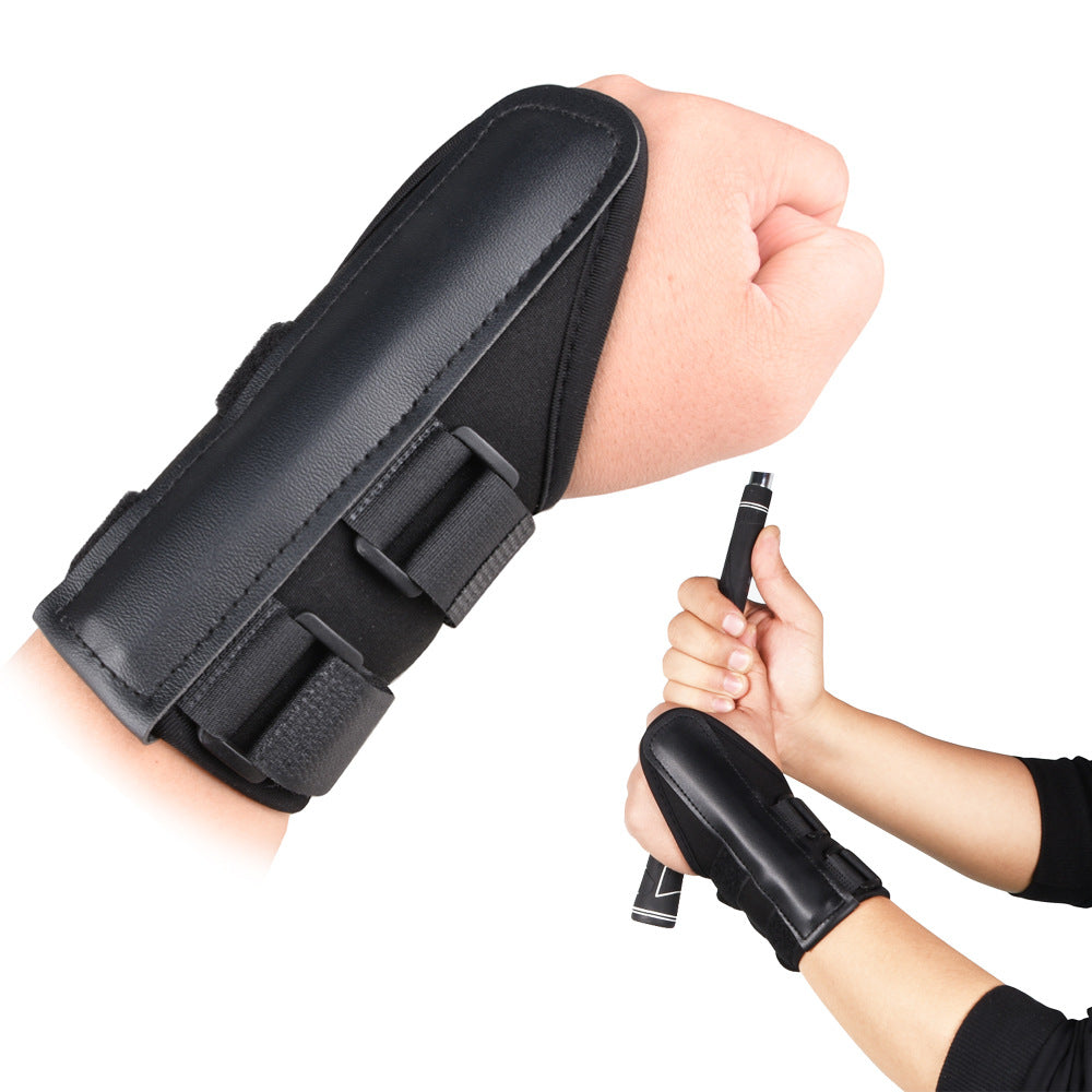 Golf swing wrist protector fixator for beginners' practice supplies to prevent wrist flipping and correct straps during swing - Korvel