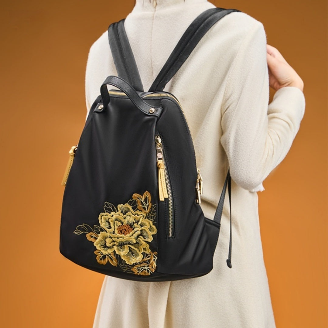 Mochila Bordada de Estilo Chino Pmsix Tianxu