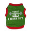 Pet Clothes Dog Clothes Cotton Sweat Weight Lifting Small Dog Pet Vest Spring And Summer - Korvel