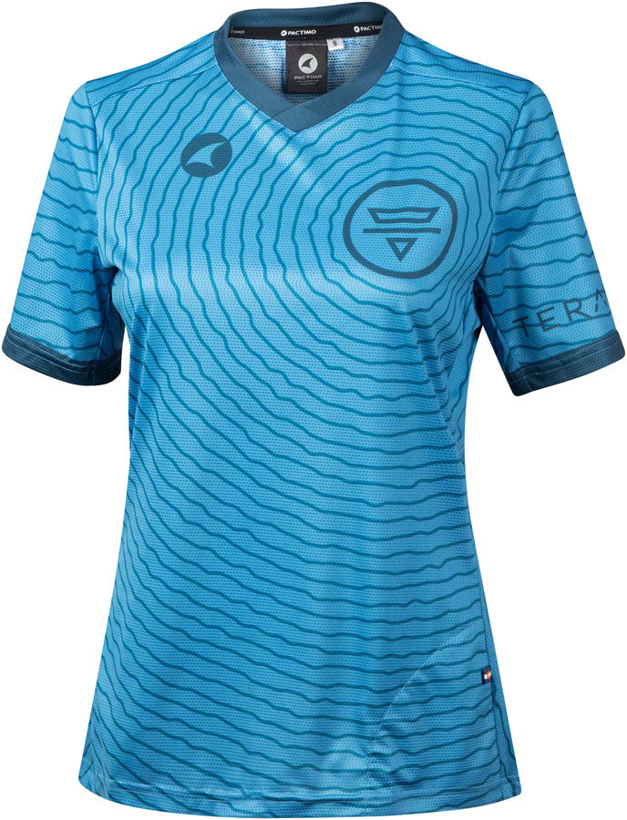 Teravail Monitor Jersey - Women's X-Large in Lake Blue/Steel Blue/Prussian Blue