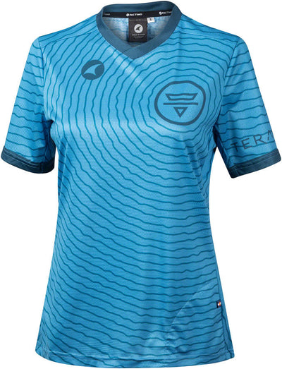 Teravail Monitor Jersey - Women's X-Large in Lake Blue/Steel Blue/Prussian Blue