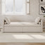 Fauteuil-lit moderne beige avec tiroirs de rangement