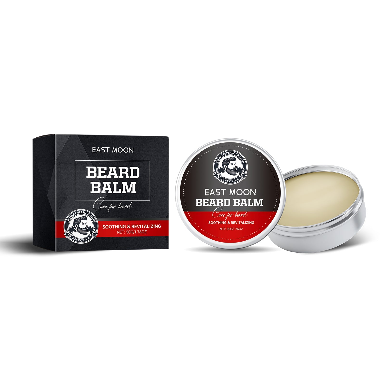 Facial Hair Care Cream, Men's Facial Hair Moisturizing Facial Hair Cleansing Facial Hair Moisturizing Facial Cream - Korvel