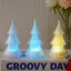 Christmas Decoration Crystal Christmas Tree Candle Light Desktop Ornament Atmosphere Small Night Light Ins Decorative Atmosphere Light - Korvel