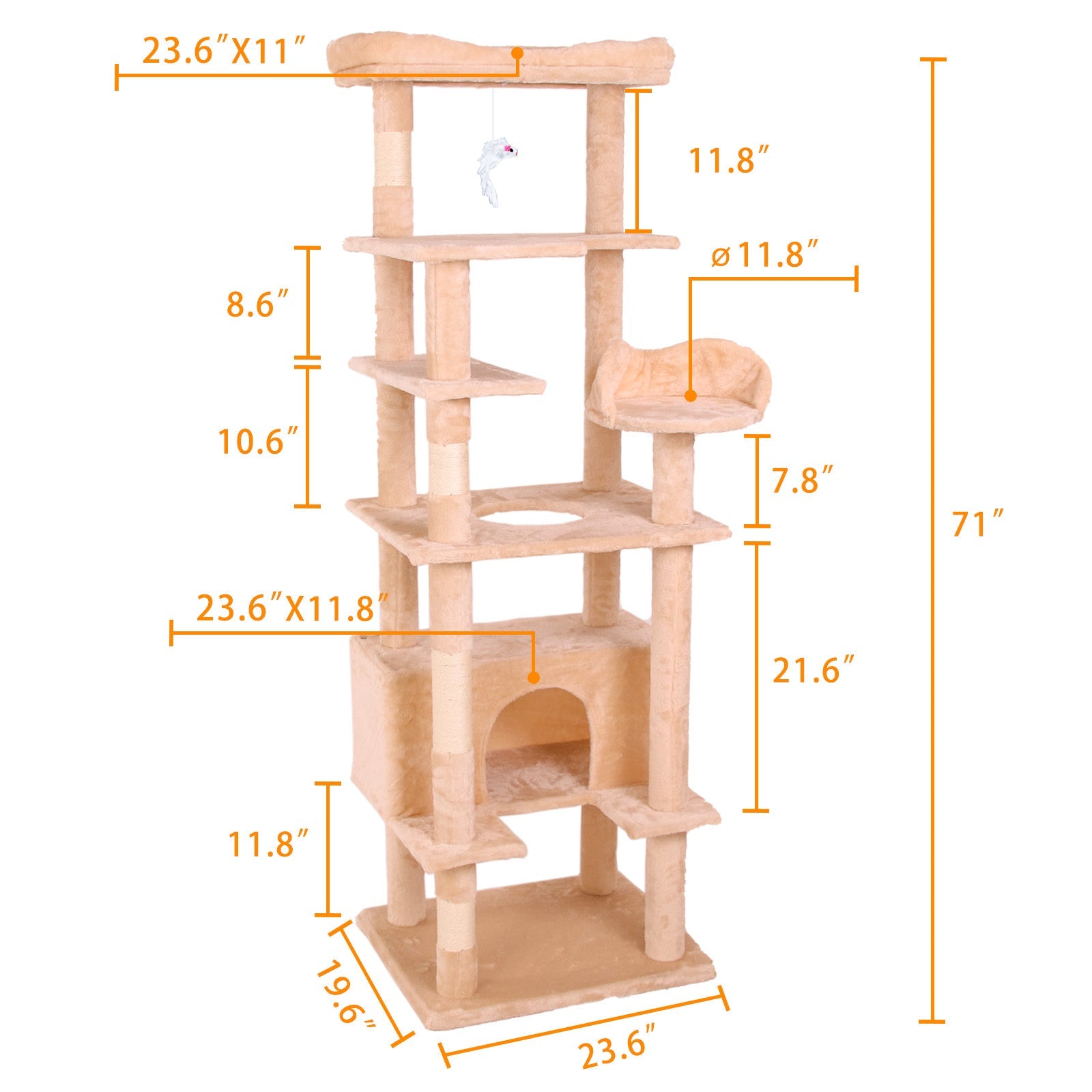 Cat Climbing Frame2 - Korvel