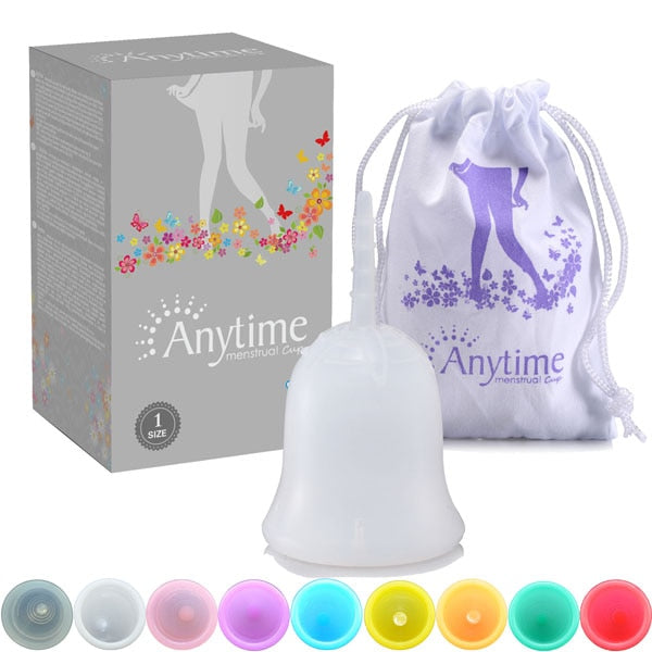 Anytime Feminine Hygiene Lady Cup Menstrual Cup Wholesale Reusable Medical Grade Silicone For Women Menstruation - Korvel