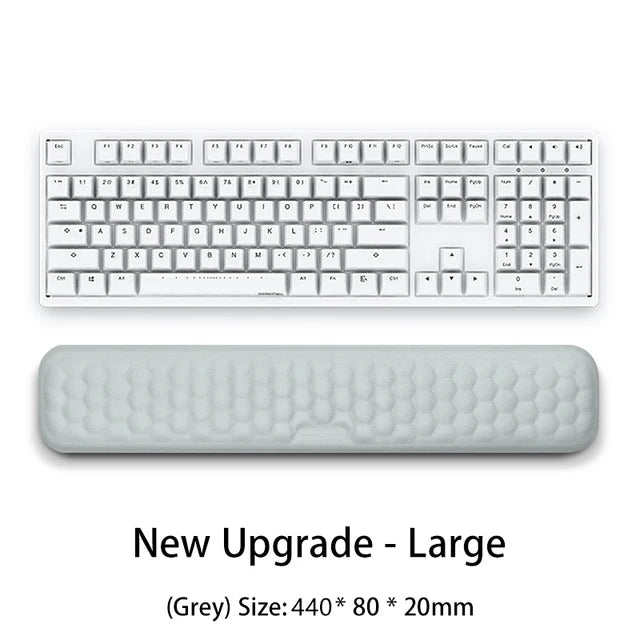 Keyboard mouse wrist rest ergonomic office typing protect relax wrist memory foam mouse pad computer notebook mouse pad - Korvel