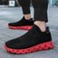 Slip-On Plus Size Women's Flying Woven Sneakers