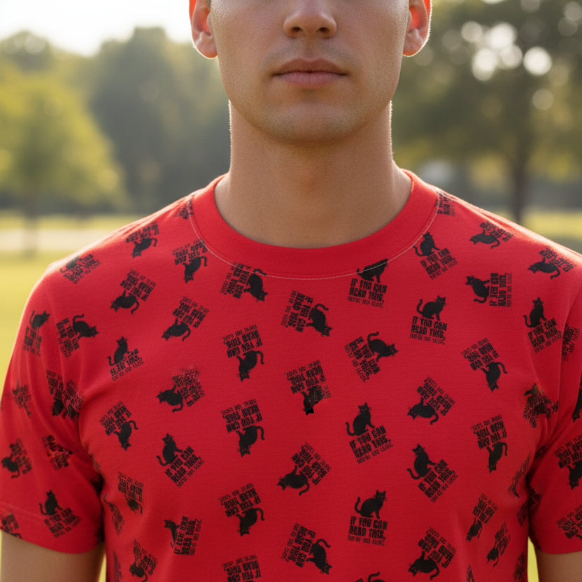 Si puedes leer esto, estás demasiado cerca – Camiseta unisex roja