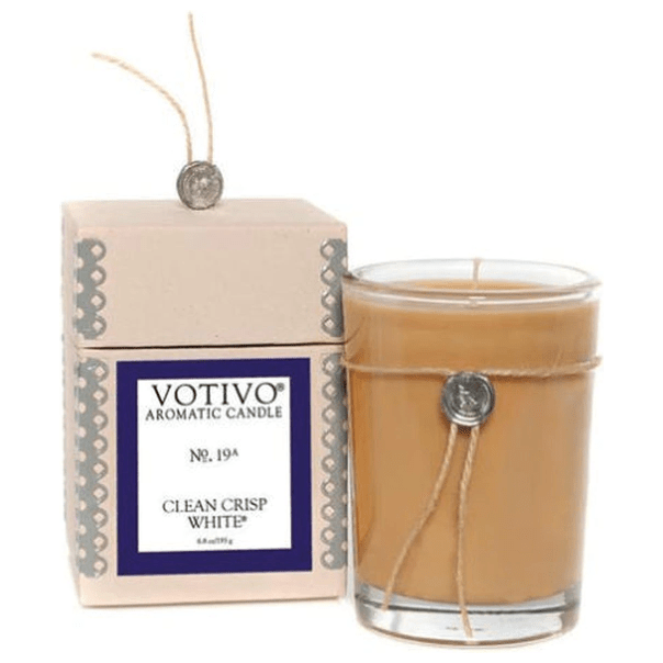Votivo Aromatic Candle - Clean Crisp White 6.8oz