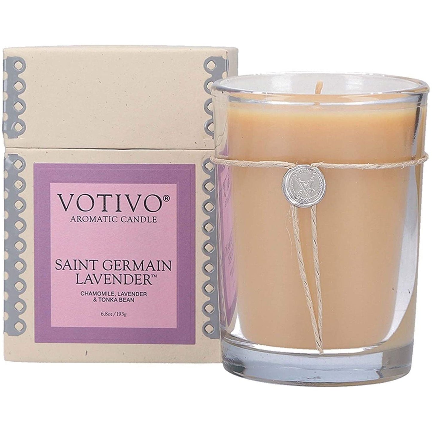 Votivo Aromatic Candle - Saint Germain Lavender 6.8oz