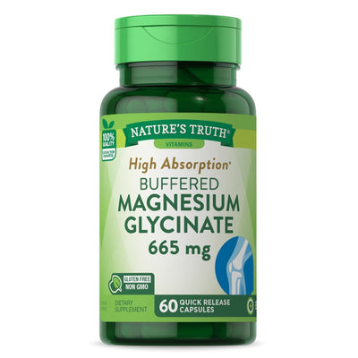 Capsules de Glycinate de Magnésium Chélaté de Nature's Truth