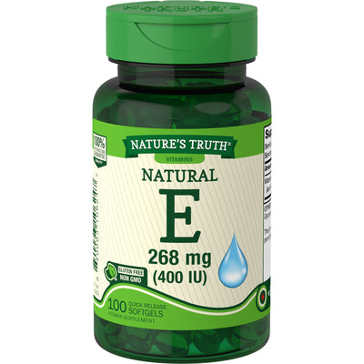 Nature's Truth Vitamin E 400 IU - Premium Antioxidant Support