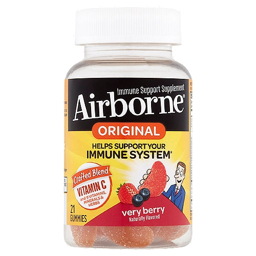 Suplemento Airborne Original Very Berry - 21 Contenidos