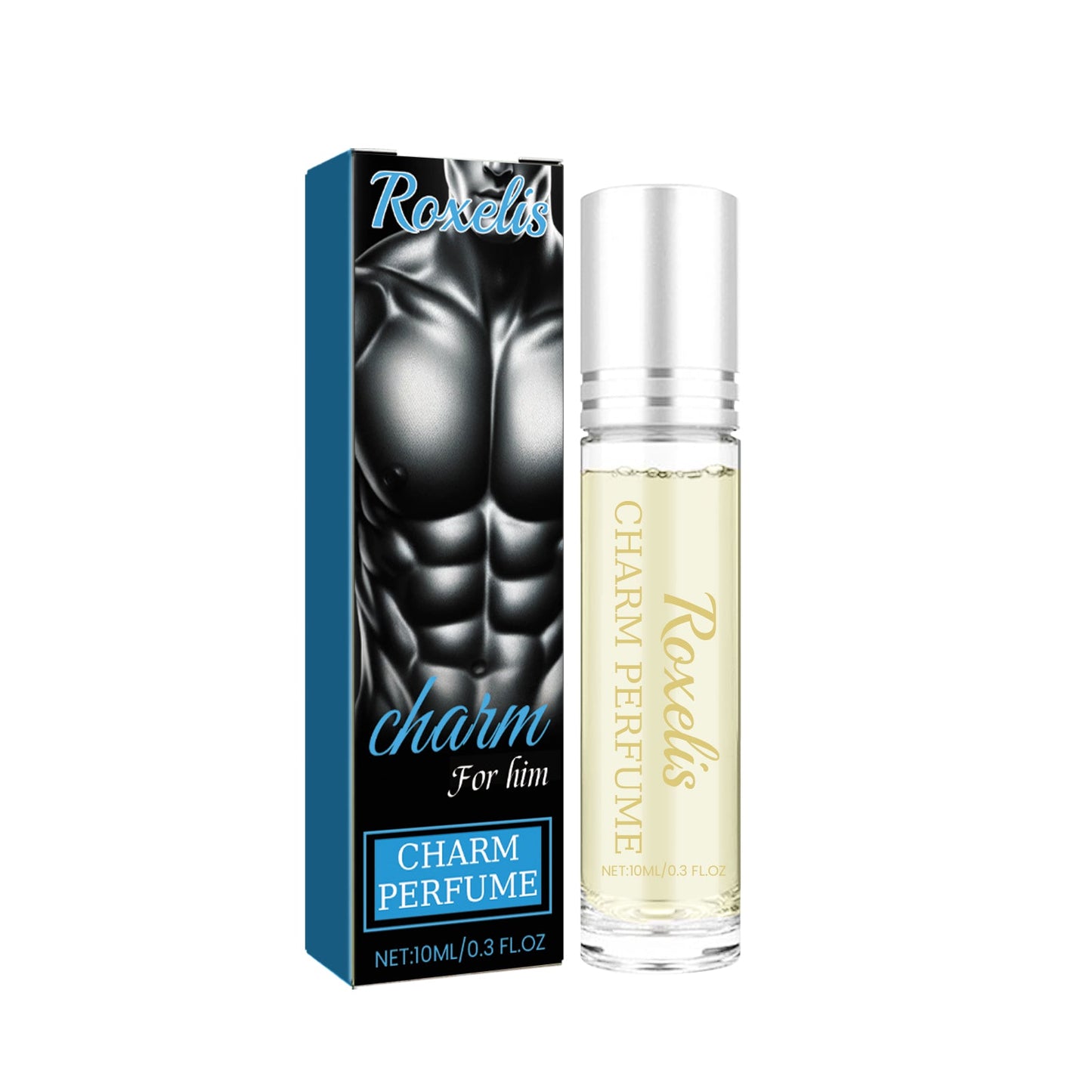 Charm Perfume, Men With Light Fragrance Wrist Neck Legs Lovers Body Fragrance Natural Clear - Korvel