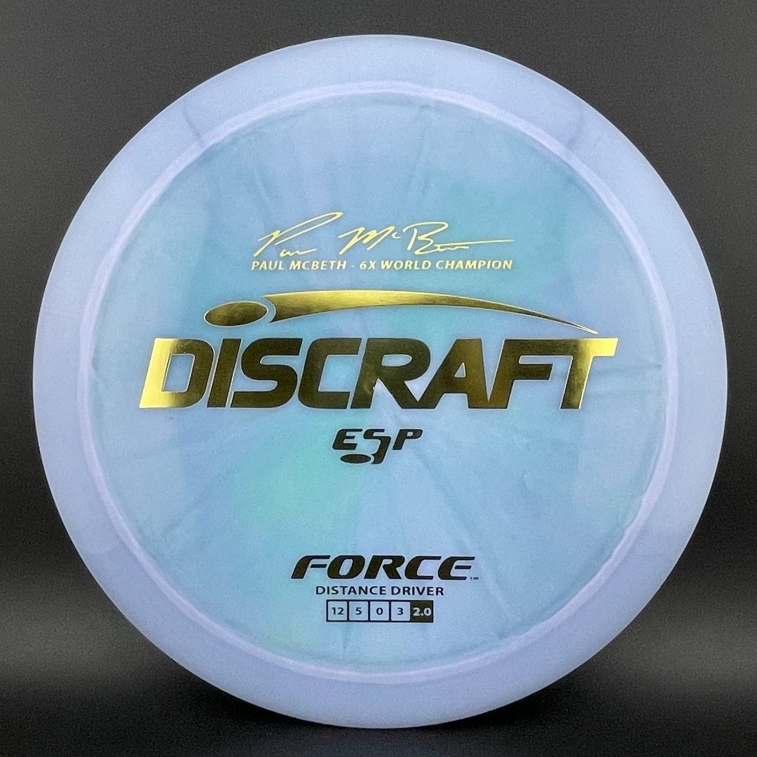 ESP Force - Paul McBeth 6x Signature Series Disc Golf Driver