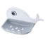 Whale Shape Free Punch Soap Rack Bathroom Drain Soap Box Toilet Soap Rack Wall-Mounted Rack - Korvel